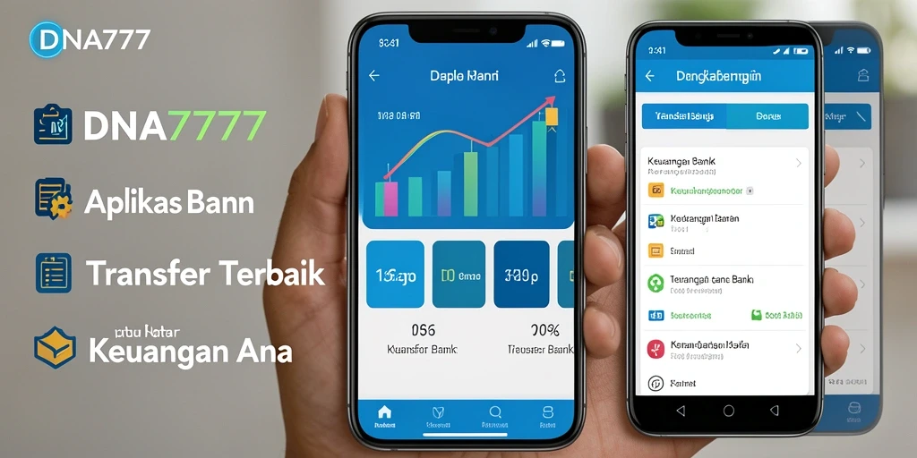 Screenshot antarmuka pengguna aplikasi Transfer Bank DNA777 yang memudahkan transaksi.