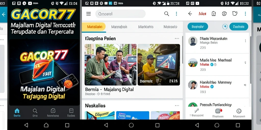 Tampilan antarmuka GACOR77 yang menarik dan interaktif.