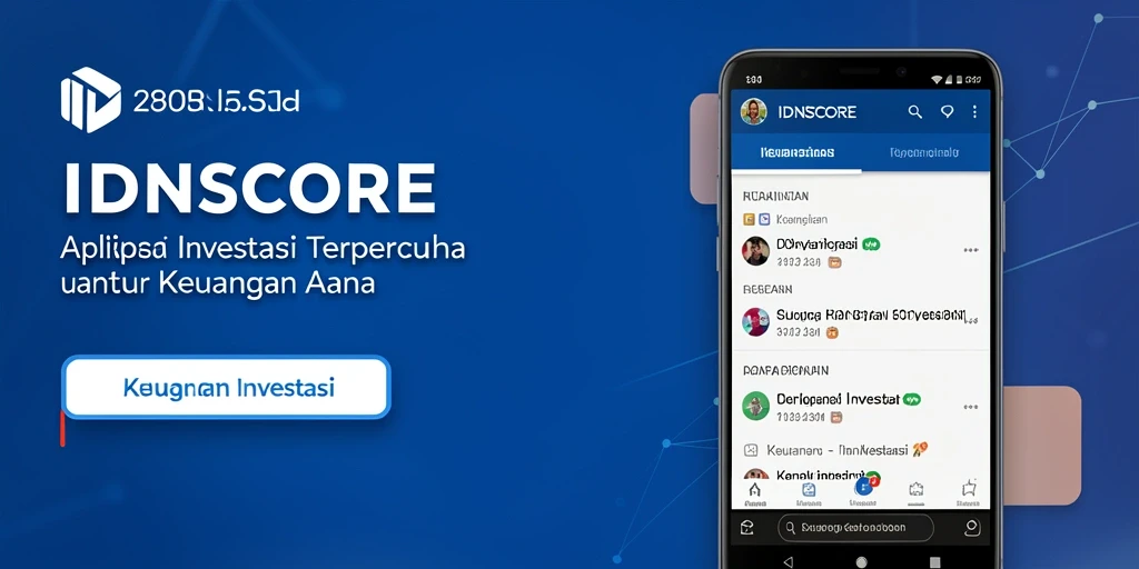 Antarmuka aplikasi IDNSCORE yang intuitif dan informatif.