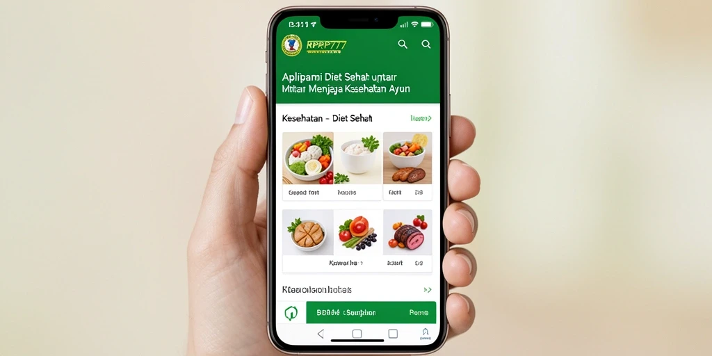 Tampilan antarmuka aplikasi RPRP777 yang menarik dan fungsional.